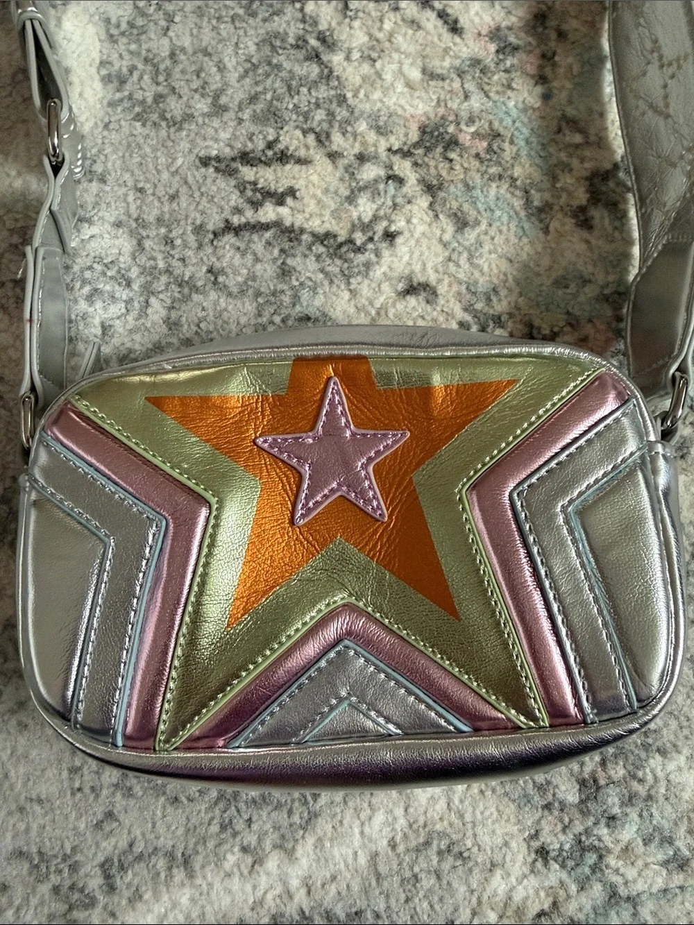 Stella McCartney Kids Silver Star Purse